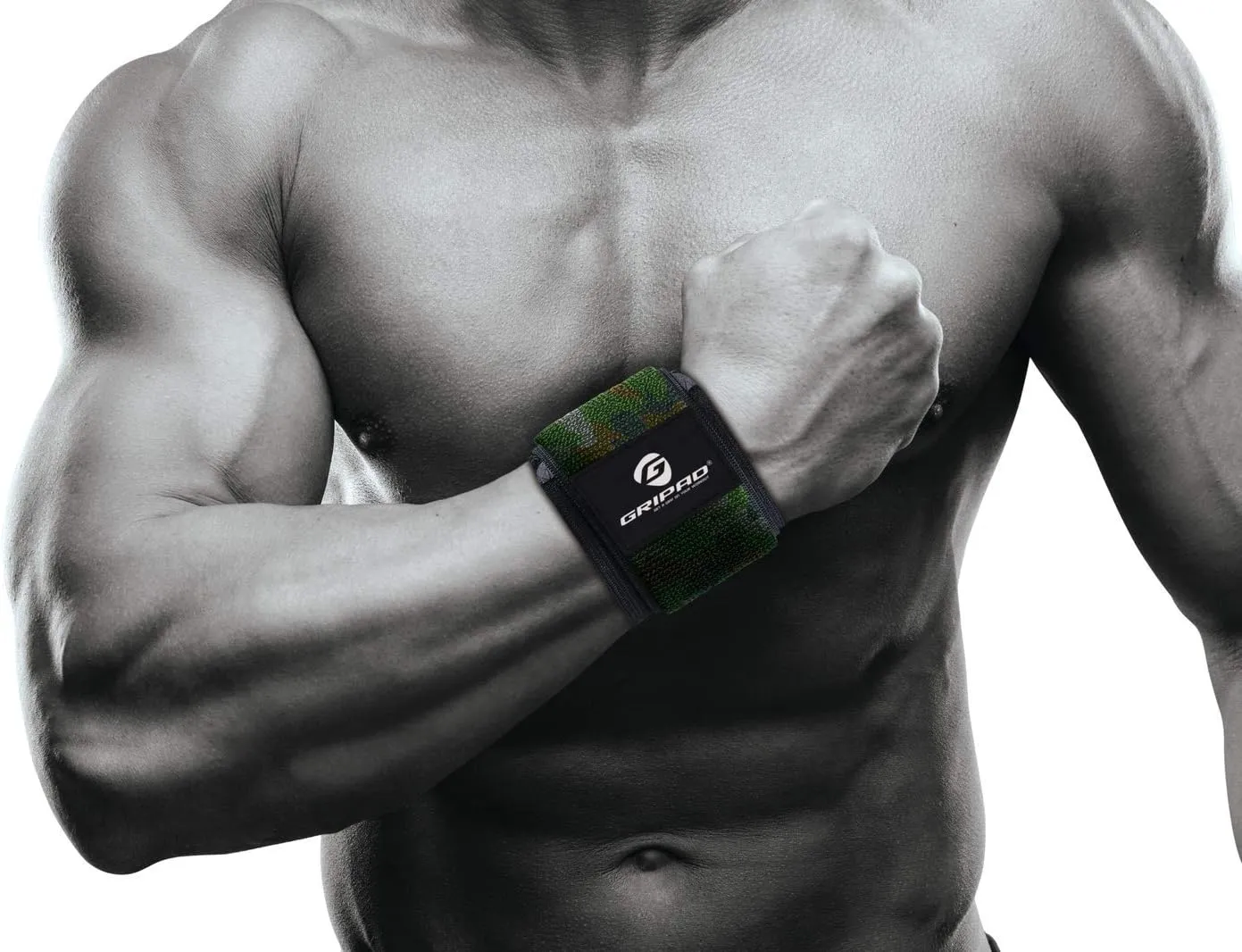12" x 3" Weight Lifting Support Wrist Wraps, Strong Wrist Wraps, 2 Thumb Loops  Great for Weightlifting, Powerlifting, Bodybuilding, Strength & Cross-Training.