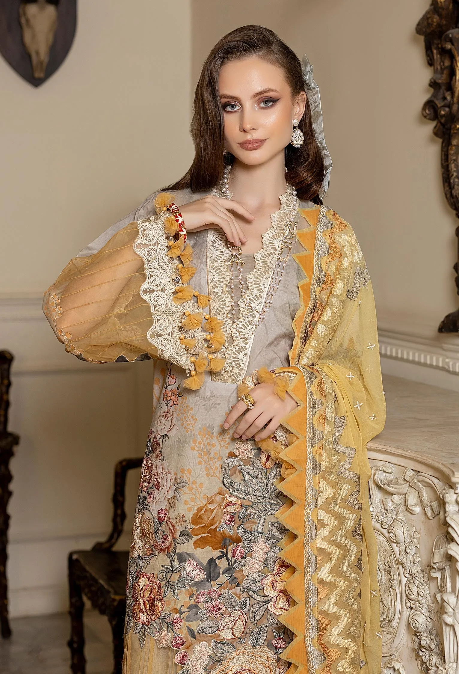 Adan's Libas Chantilly Lawn Collection 2022  – RADICAL GLAM