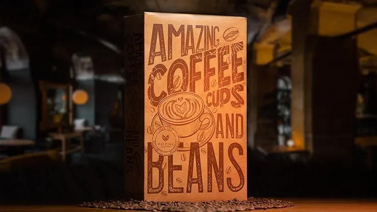 Amazing Coffee Cups and Beans  by Adam Wilber