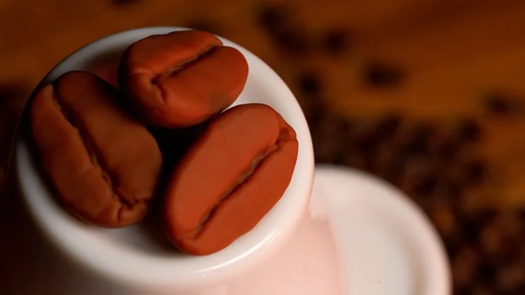 Amazing Coffee Cups and Beans  by Adam Wilber