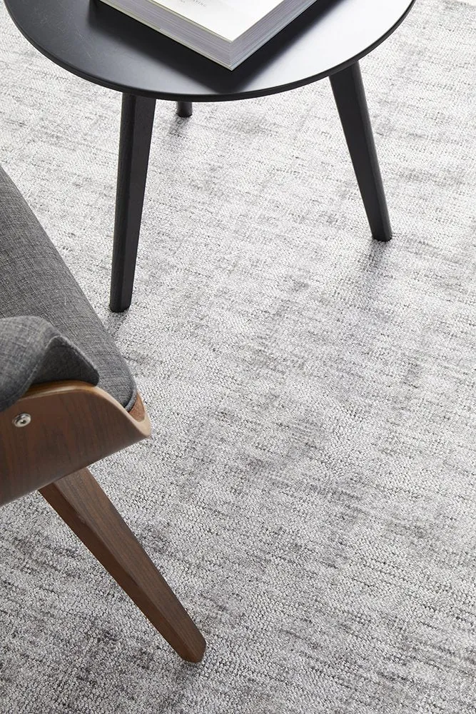 Azure Rug (Silver) by Rug Culture