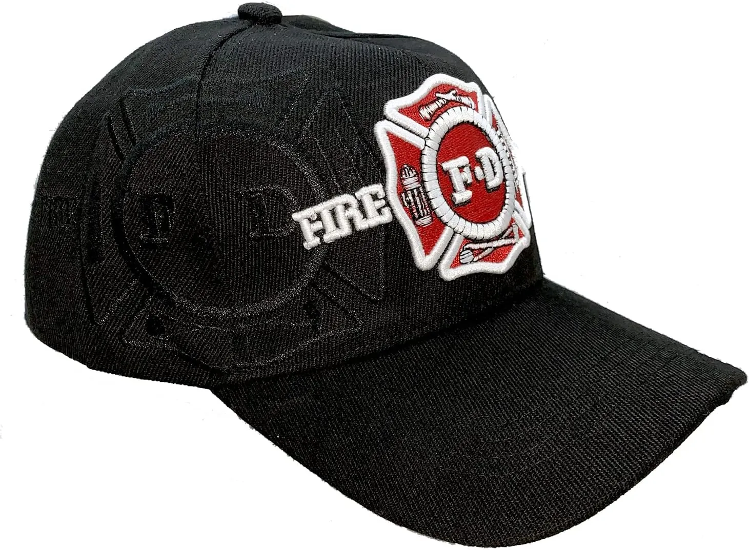 Black Duck Brand Embroidered Fire Department Baseball Hat/Cap
