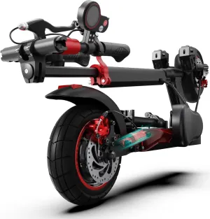Electric Scooter for Adults, 10" Off Road Tire, 48V 15AH Battery, 800W Motor, Folding E Scooter with Seat, Double Braking Systems