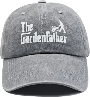 Gardening Gifts for Men, Gardening Hat for Gardeners Men, Adjustable Washed Cotton Baseball Cap