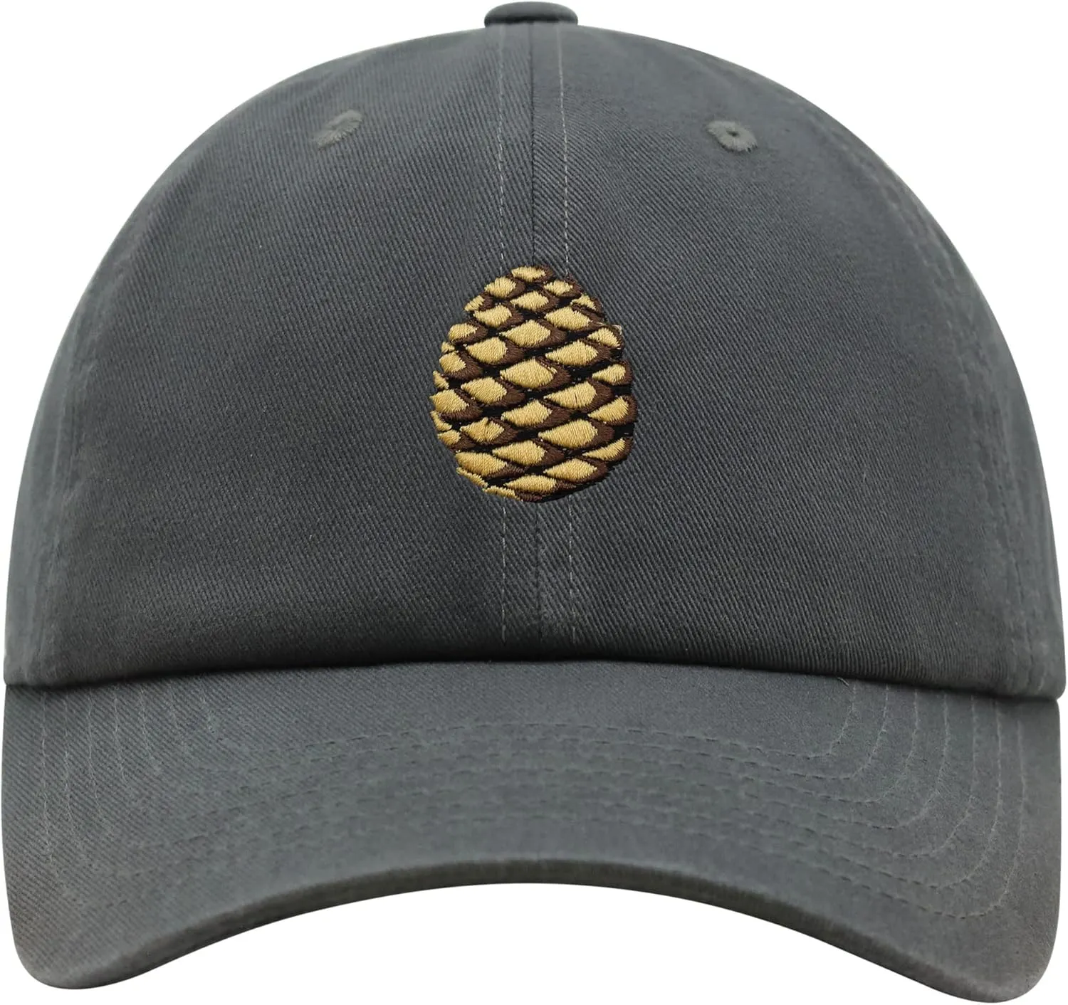 JPAK Pinecone Premium Dad Hat Embroidered Cotton Baseball Cap Pine Tree