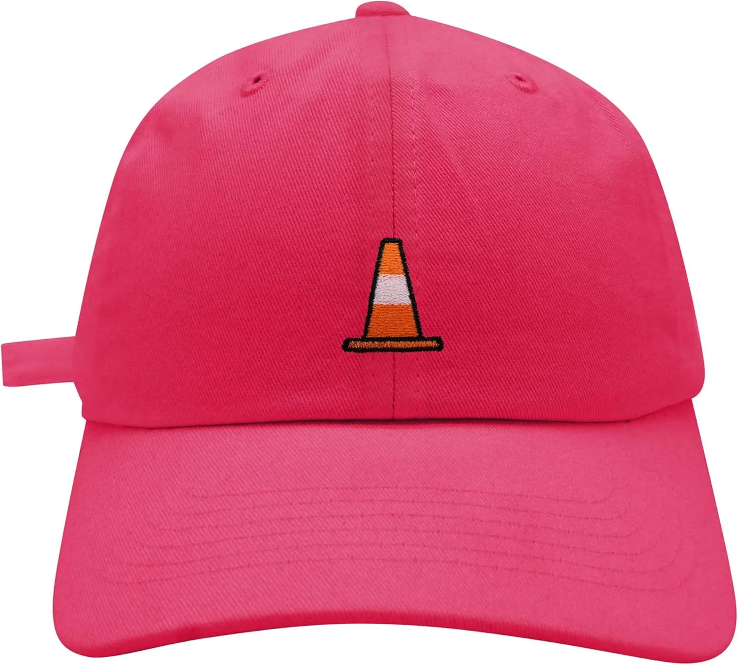 JPAK Safety Cone Baseball Cap Embroidered Cotton Dad Hat - Construction