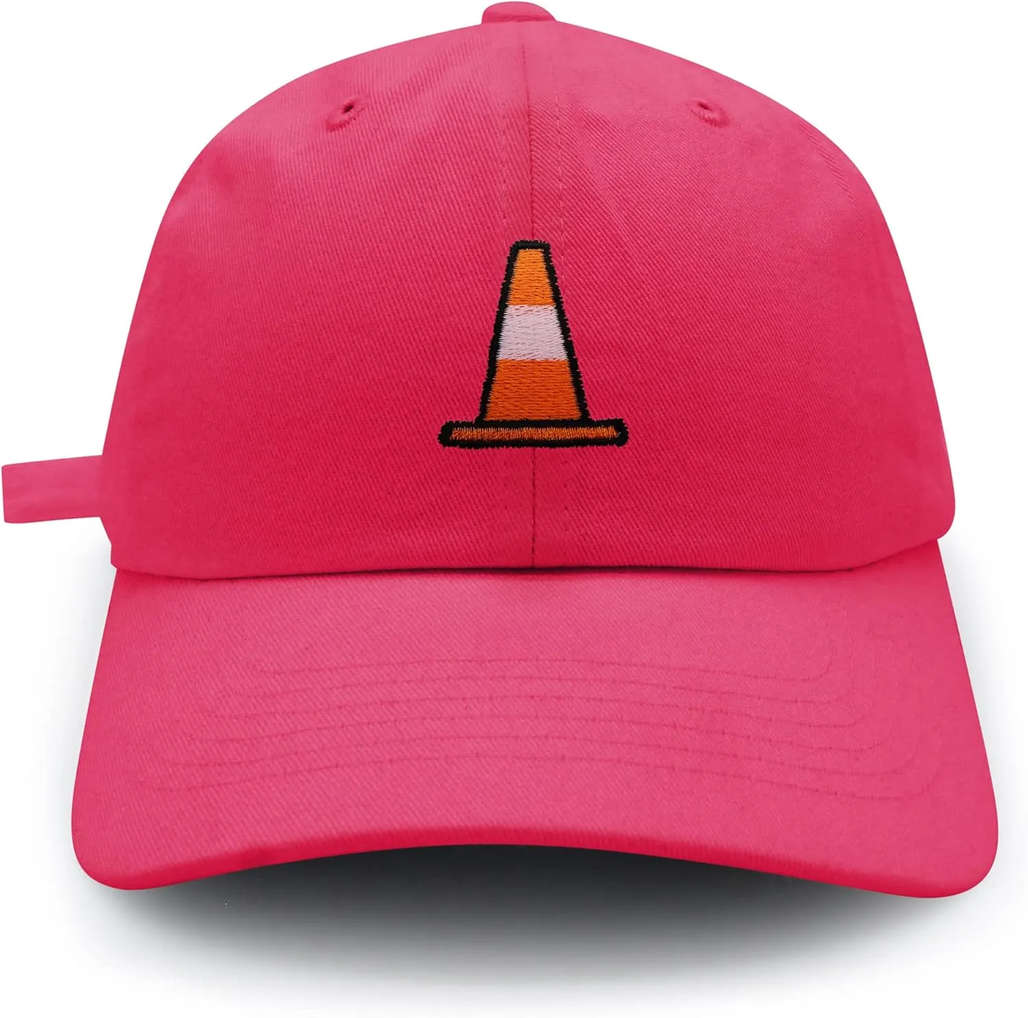 JPAK Safety Cone Baseball Cap Embroidered Cotton Dad Hat - Construction