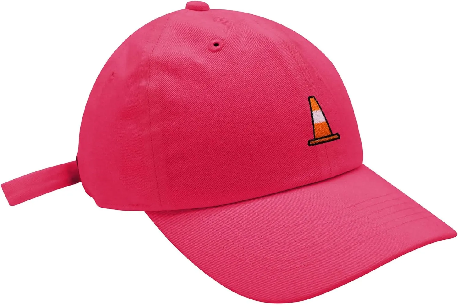JPAK Safety Cone Baseball Cap Embroidered Cotton Dad Hat - Construction