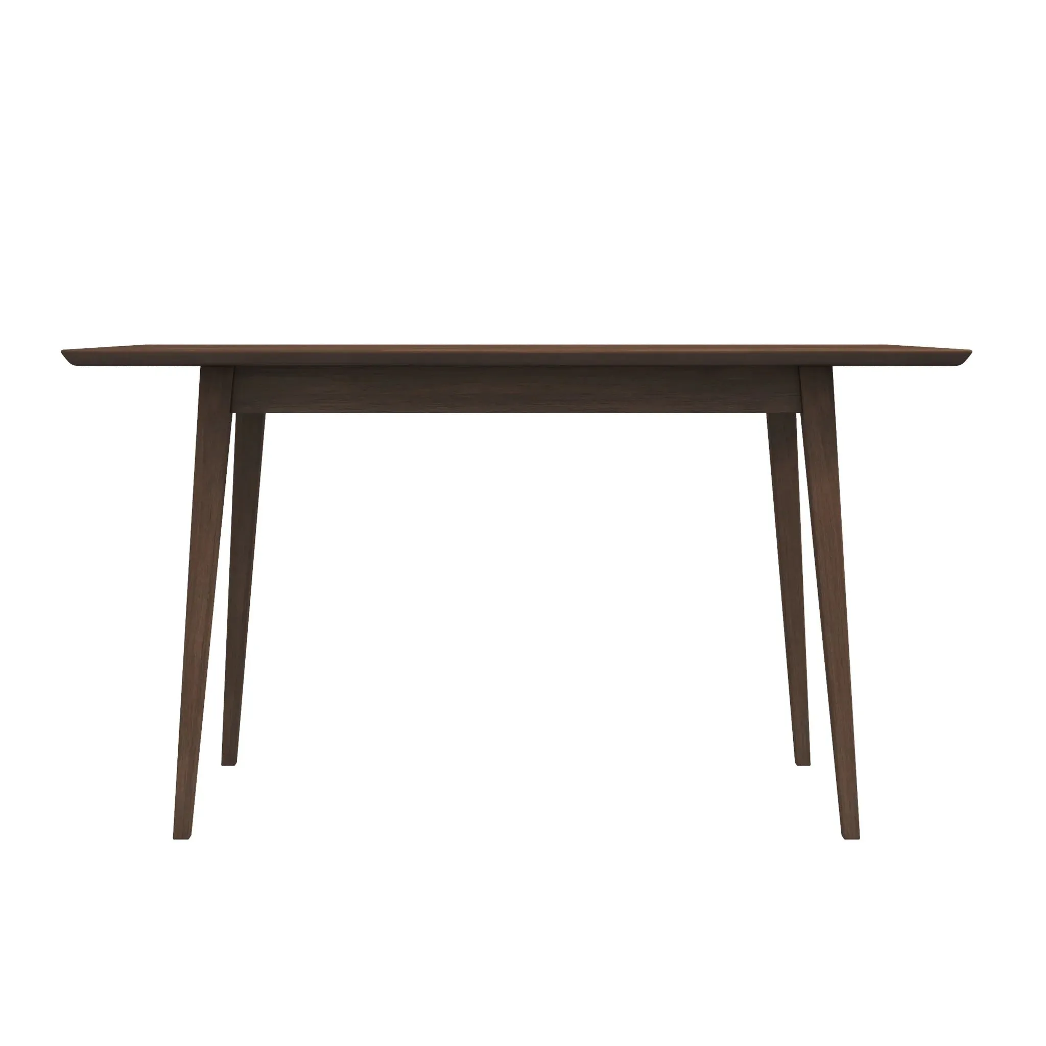 Mid-Century Modern Solid Wood Walnut Small Dining Table