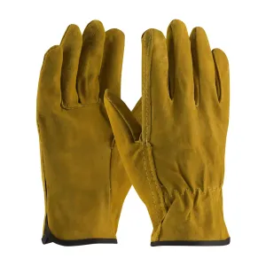 PIP 69-138/XL Regular Grade Split Cowhide Leather Drivers Glove - Straight Thumb