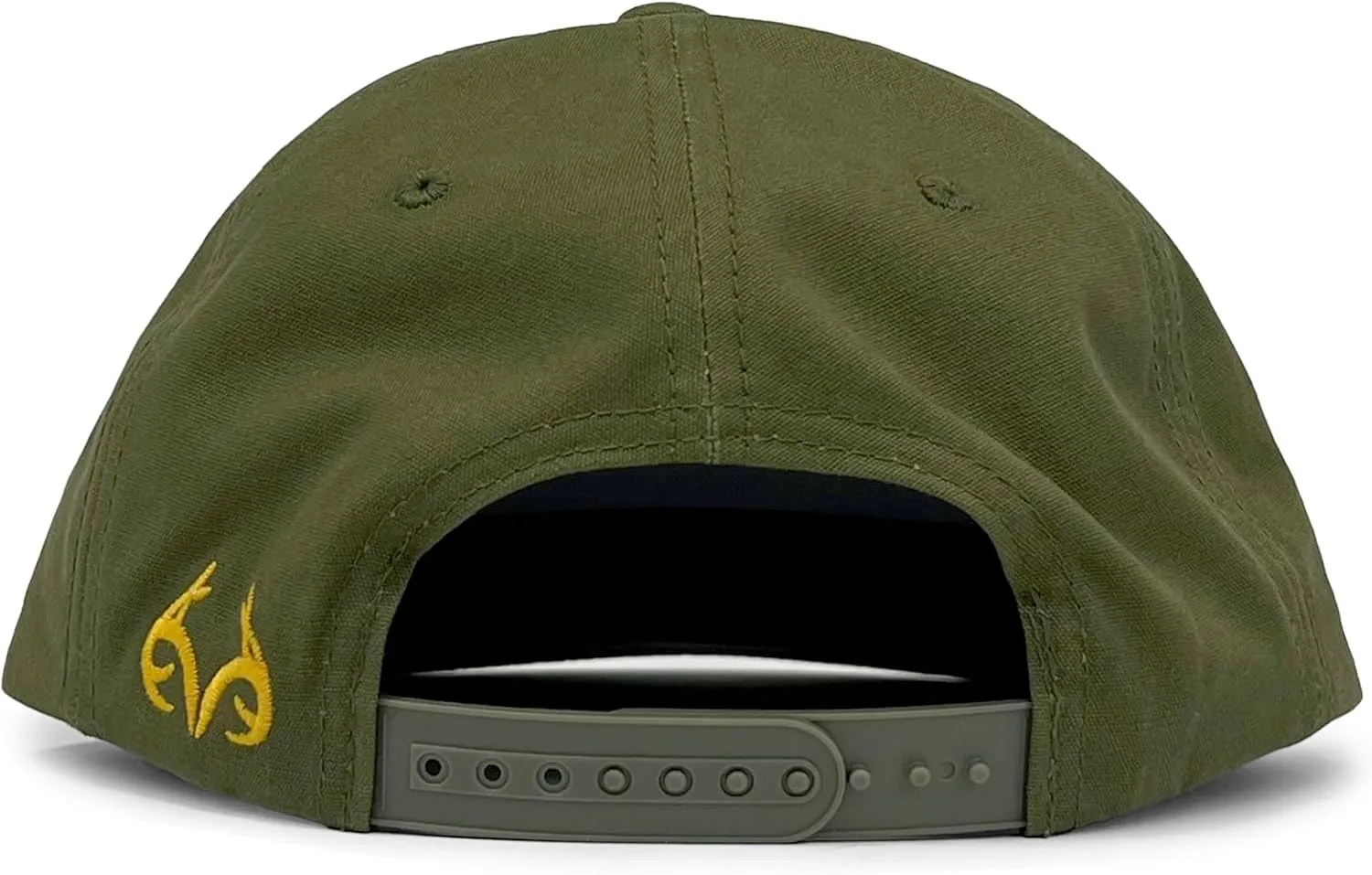 Realtree Camo Rope Hat  Vintage Flat Brim, Adjustable Snapback, Lightweight Outdoor Cap for Hunting, Fishing, and Boating