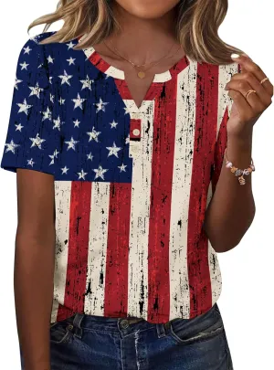 Zeagoo Womens Summer Tops Casual Short Sleeve V Neck Shirts Business Dressy Work Blouses